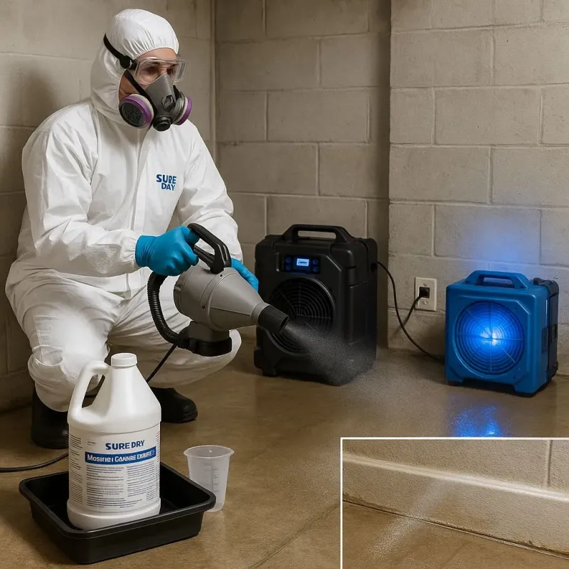 Sanitization and Odor Removal process in Bartonville, TX