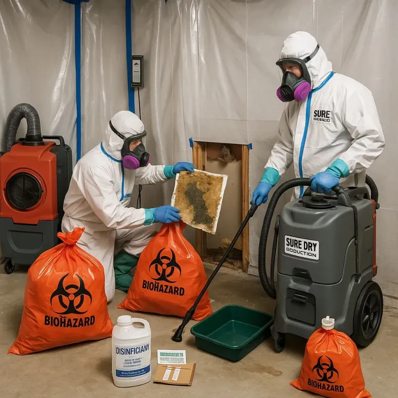 Contaminated Water Handling Protocols process in Bartonville, TX