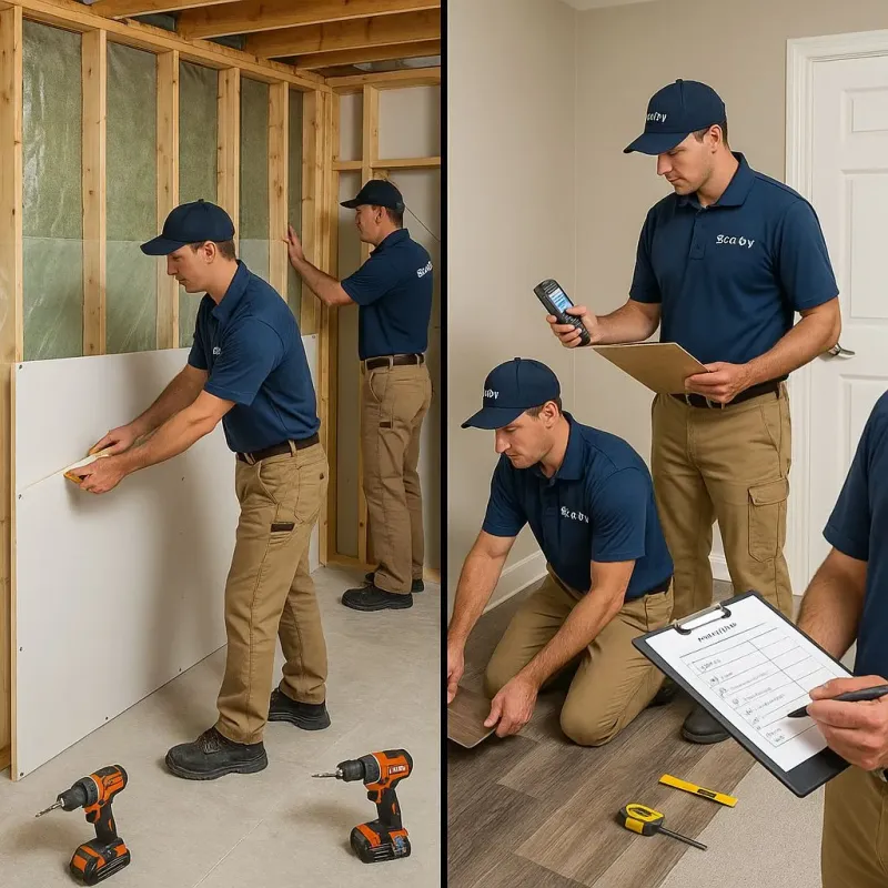 Repairs and Reconstruction process in Bartonville, TX
