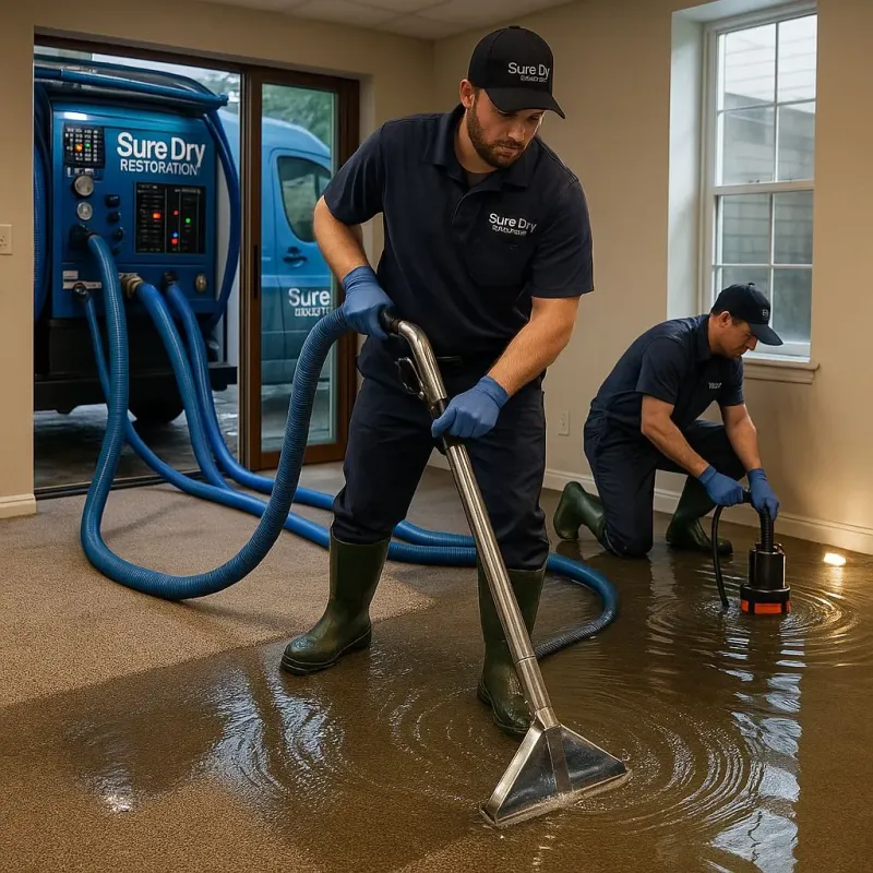Water Extraction and Removal process in Bartonville, TX
